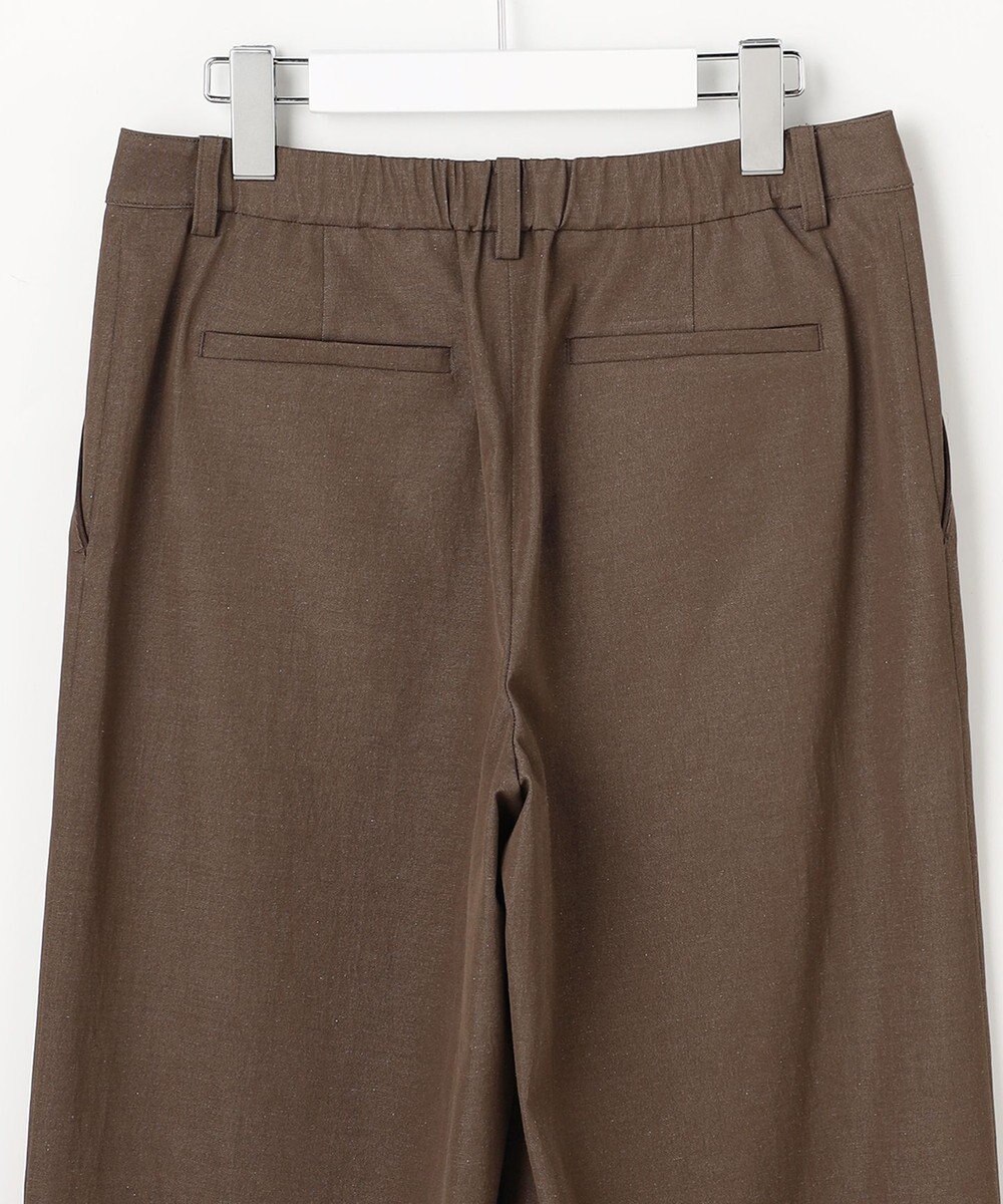 J.PRESS LADIES L 麻シェルドライ ワイド ストレート パンツ 