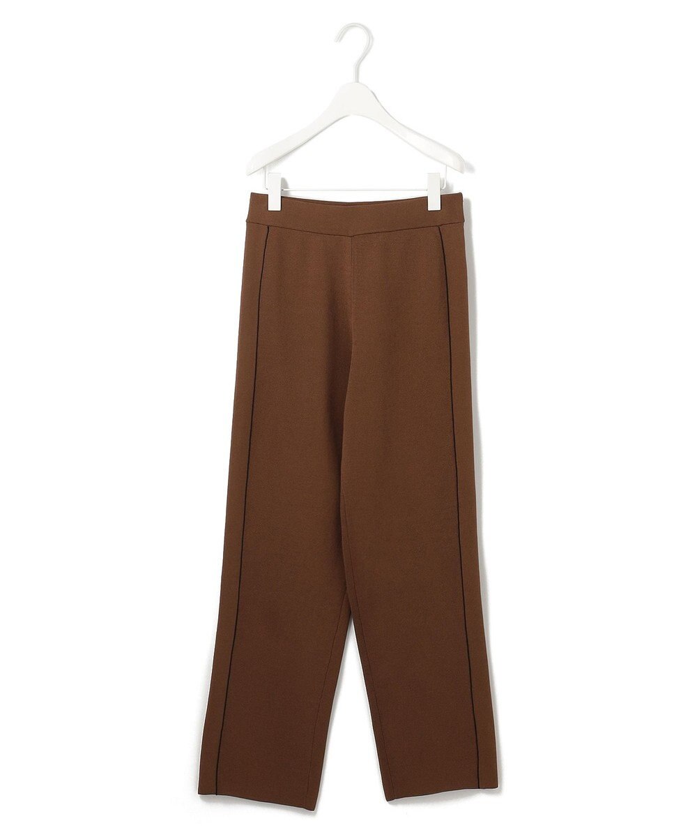 ICB 【洗える】シンセティックダブルフェイス  ニットトラックパンツ 