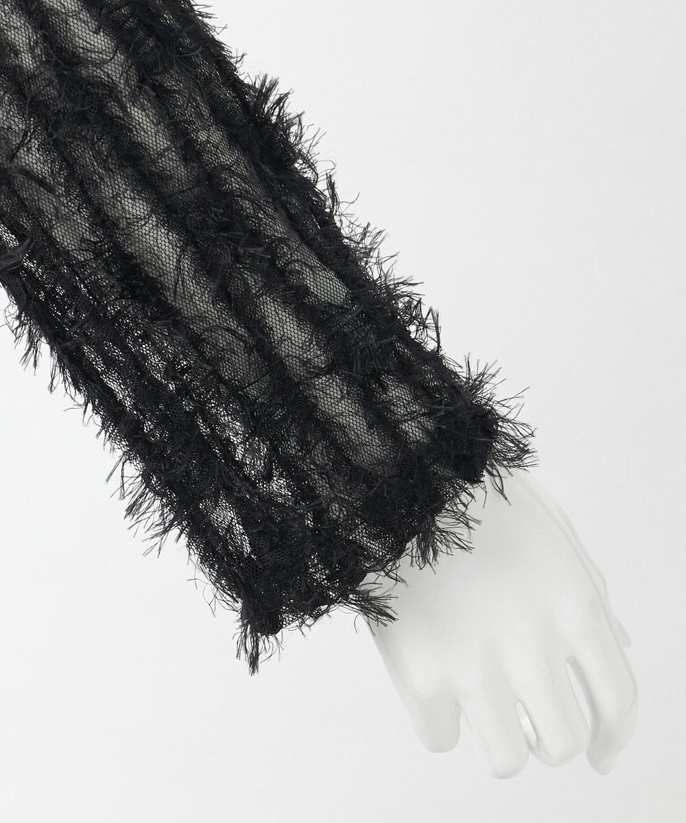 23区 【GOLD LABEL】フェザーチュール クルーネック カーディガン 