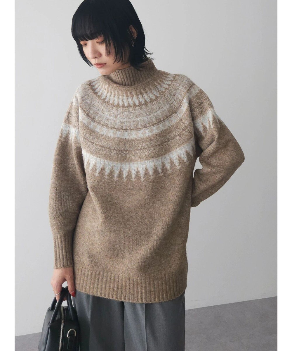 Green Parks 求心柄ニットプルオーバー 