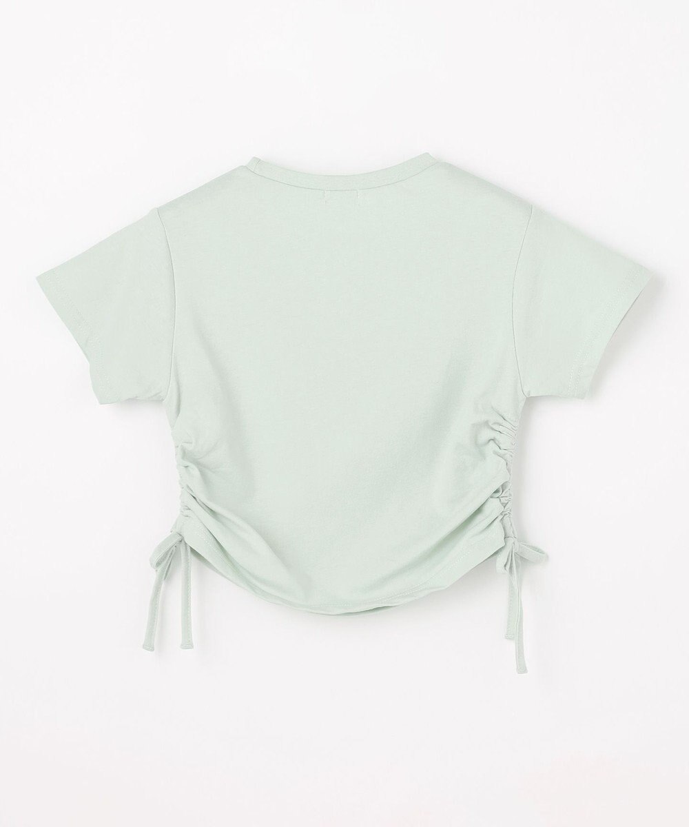 ANY KIDS 【洗濯機可能】ドロスト 裾リボンTシャツ 