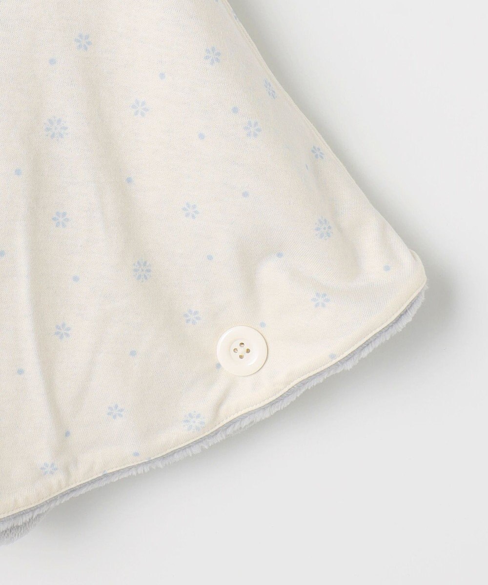 組曲 KIDS 【90㎝】あったかリバーシブルマント 