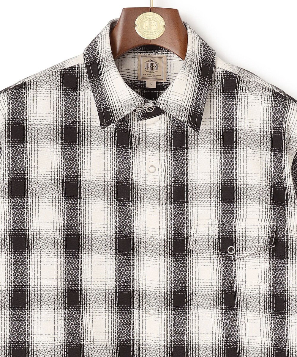 J.PRESS MEN 【WEB・一部店舗限定】チェックシャツブルゾン 