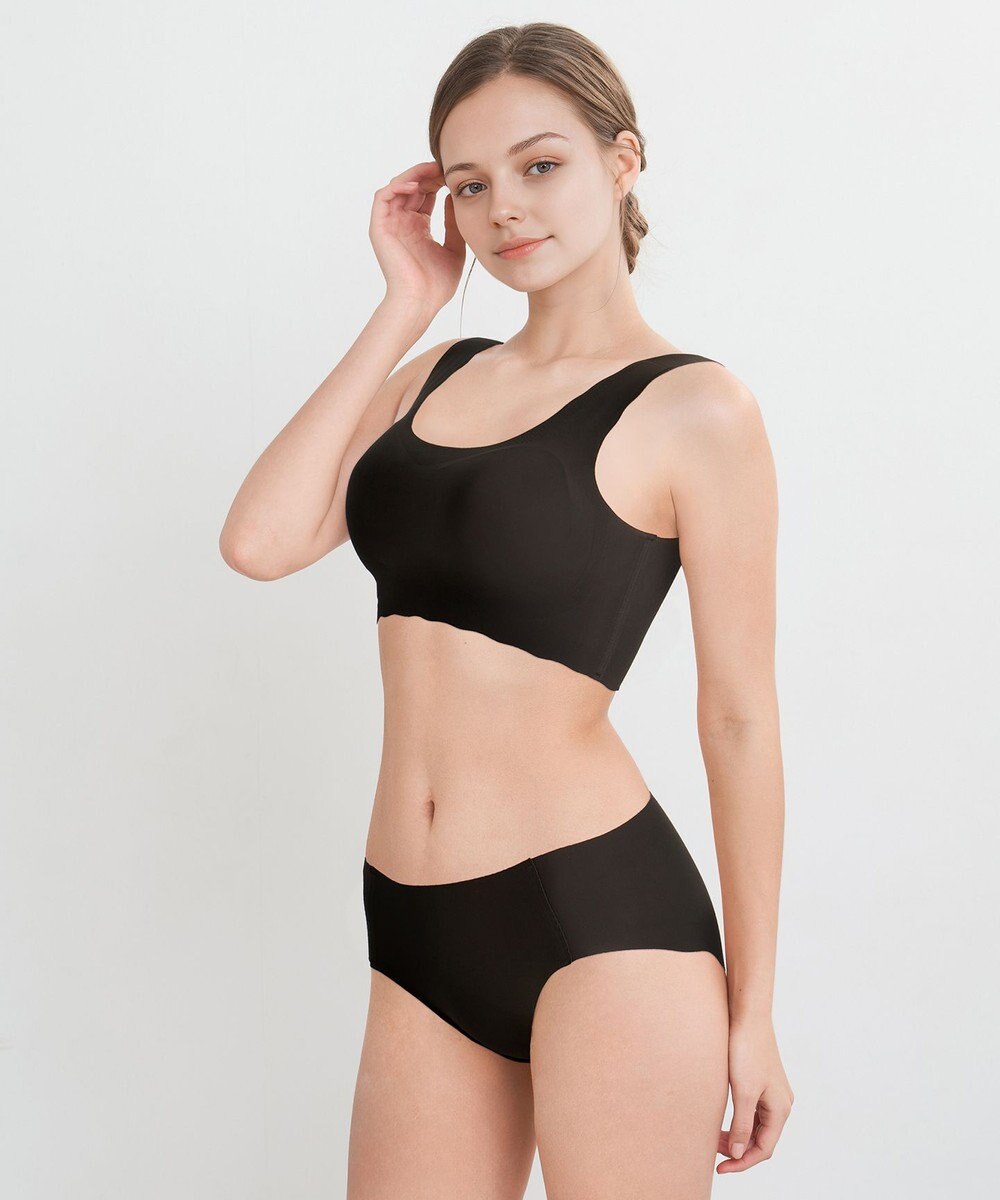 WACOAL 【GOCOCi ゴコチ】 ノンワイヤーブラ ハーフトップ まるでつけていないような着ごこち フラット仕上げ ホックなし CGG535 /ワコール 