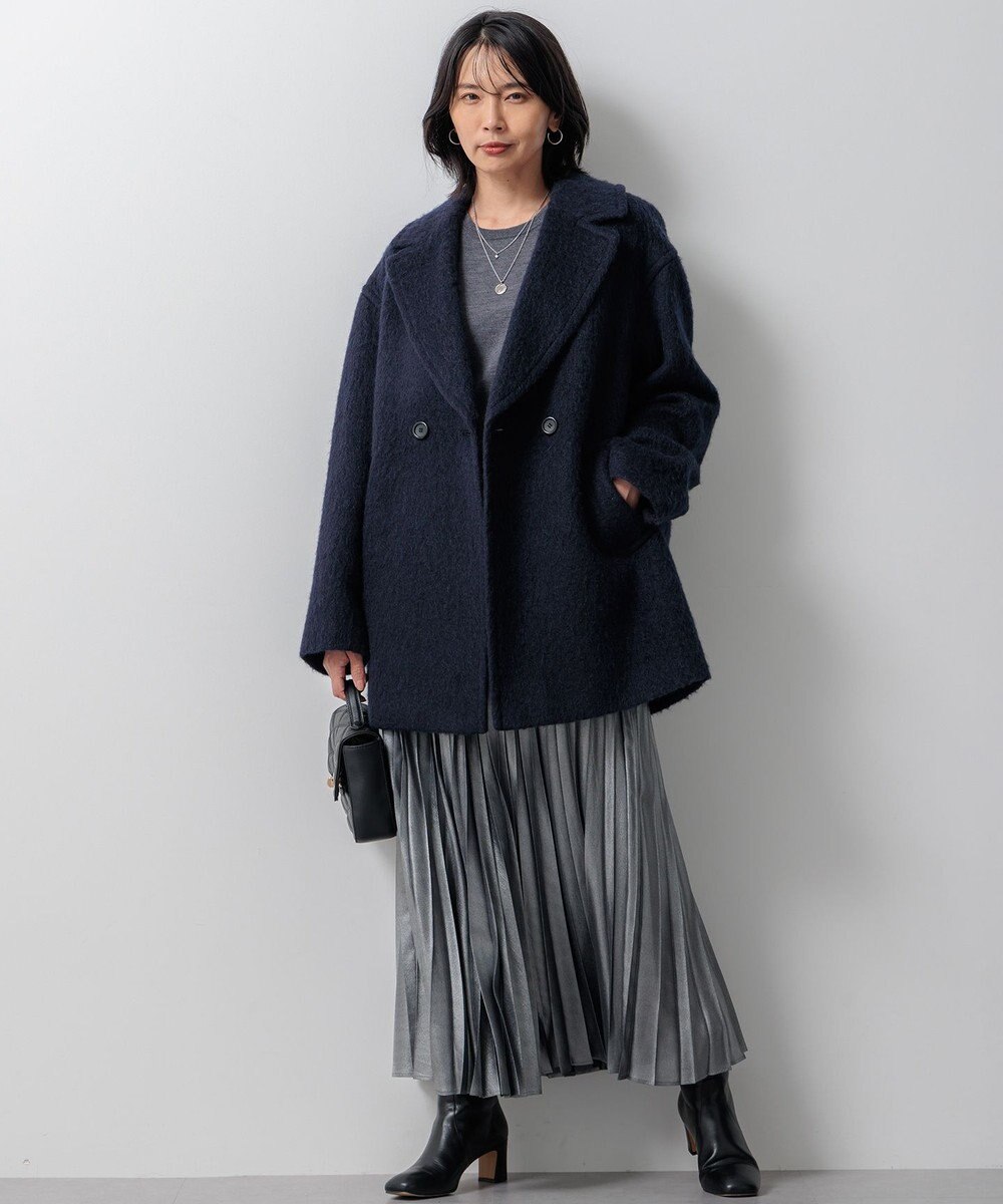 23区 L 【Oggi1月号掲載】ループカットシャギー コート 