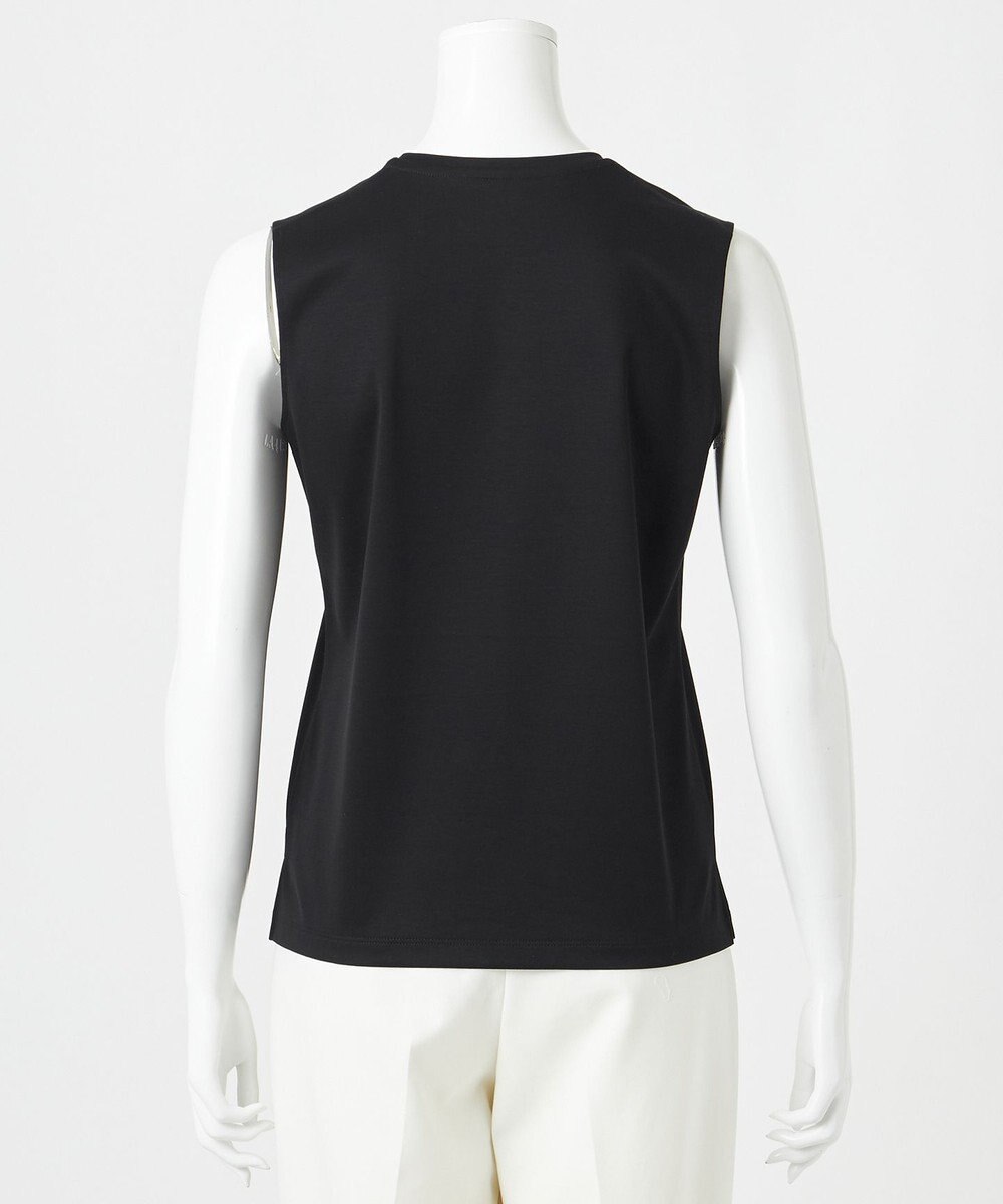 23区 【エステータ】スーピマコットン プレミアムジャージー ノースリーブTシャツ 