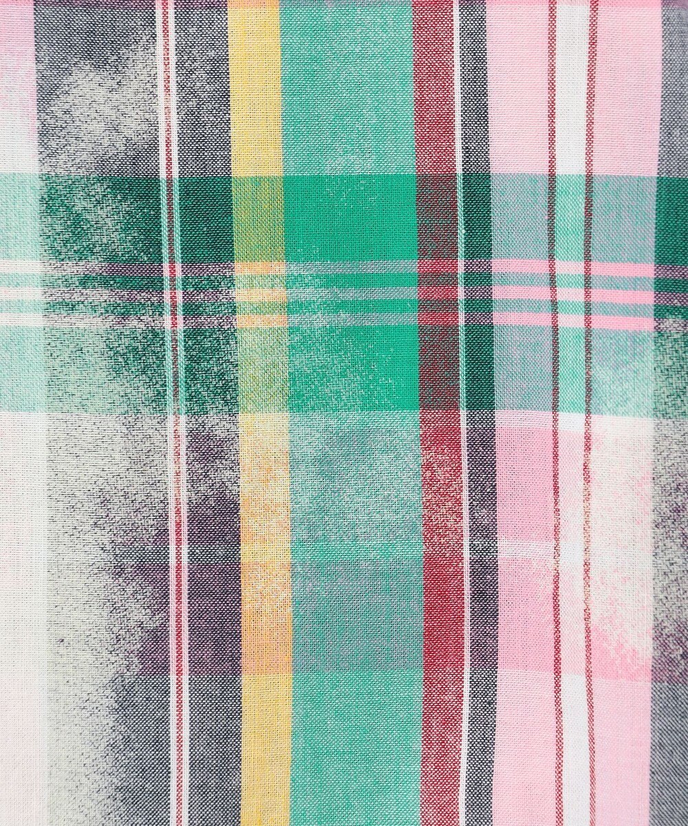 J.PRESS MEN 【J.PRESS ORIGINALS】India Madras Discharge Print Shirt 