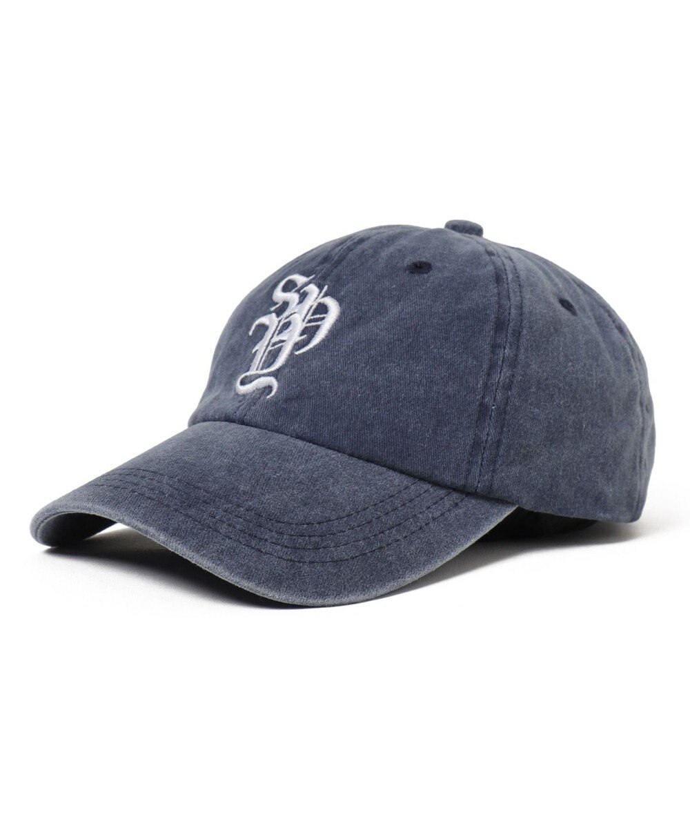 WEGO ロゴ刺繍ピグメントキャップ 