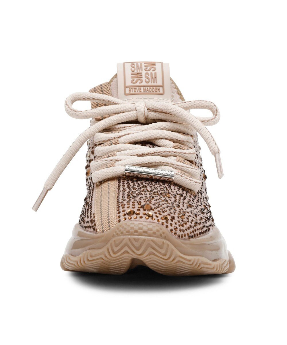 STEVE MADDEN MISTICA ビジューアクセントボリュームスニーカー 