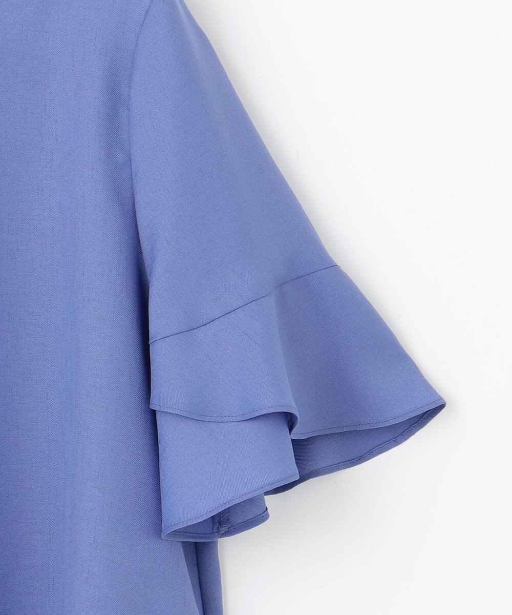 ANY SIS S 【接触冷感・UVカット・速乾】スムージーポリエステル フレアスリーブ ブラウス 