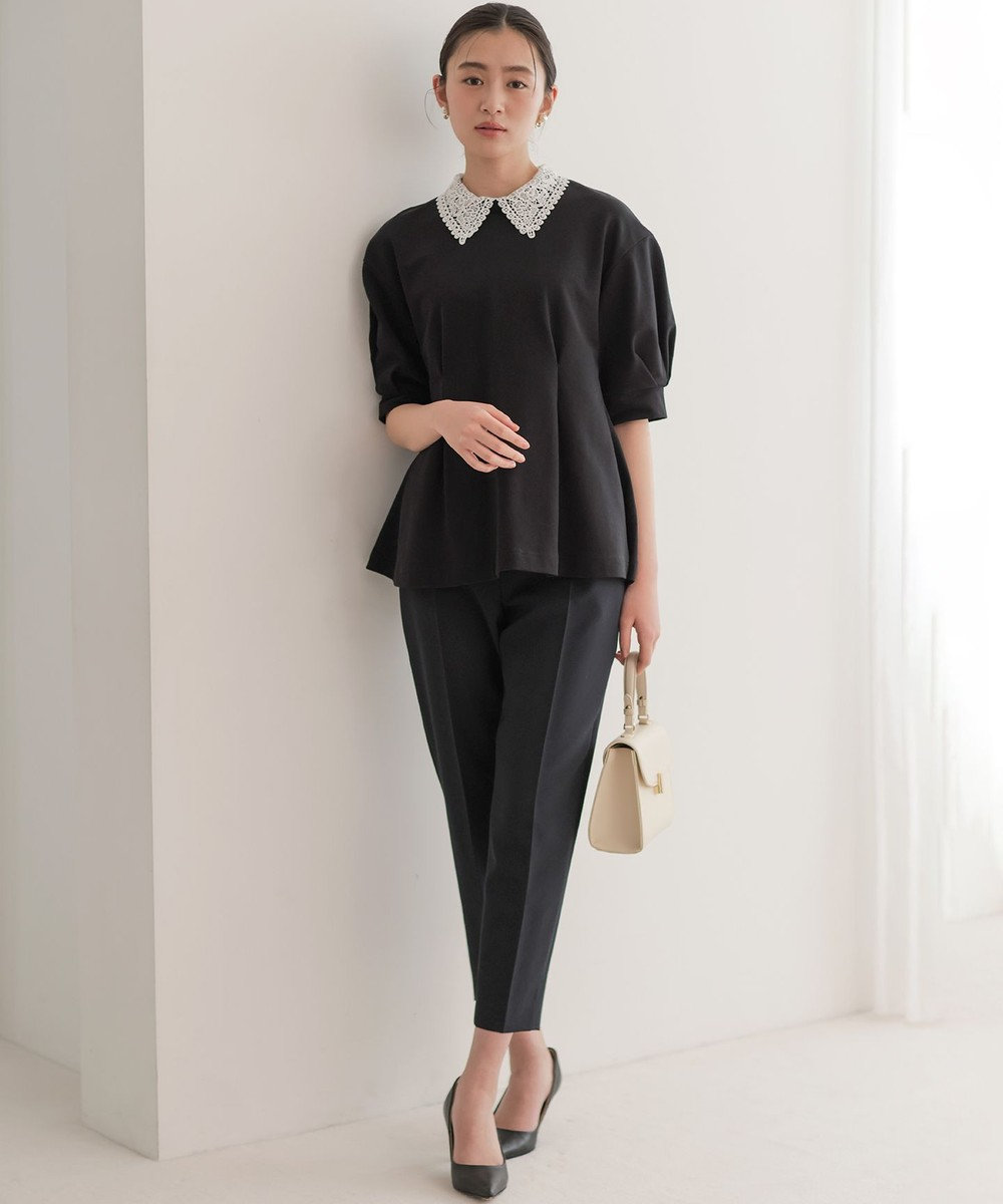 組曲 シュットクロステーパード パンツ 