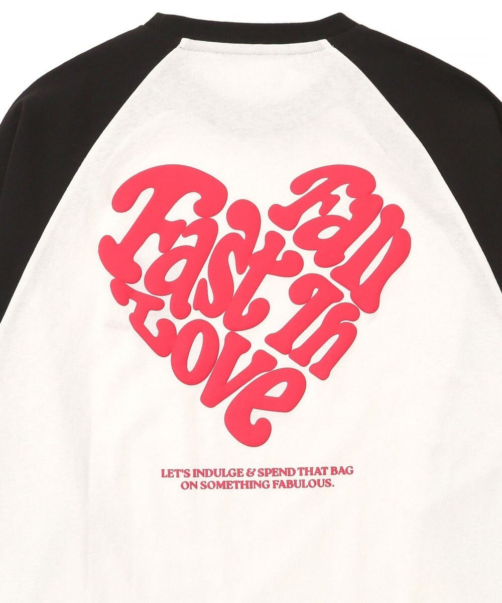 WEGO ラグランハートグラフィックT（LS） 