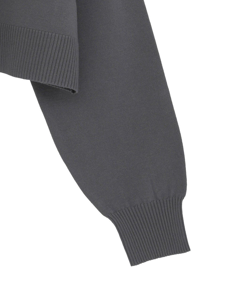 earth music&ecology ロゴ刺繍カーディガン 