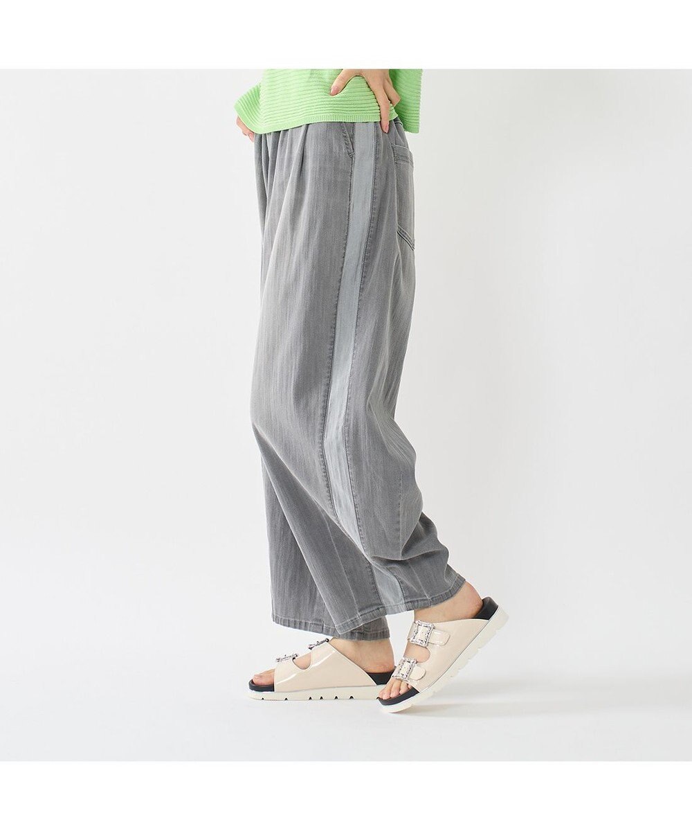 MODE ET JACOMO <carino>厚底ビジューバックルサンダル 