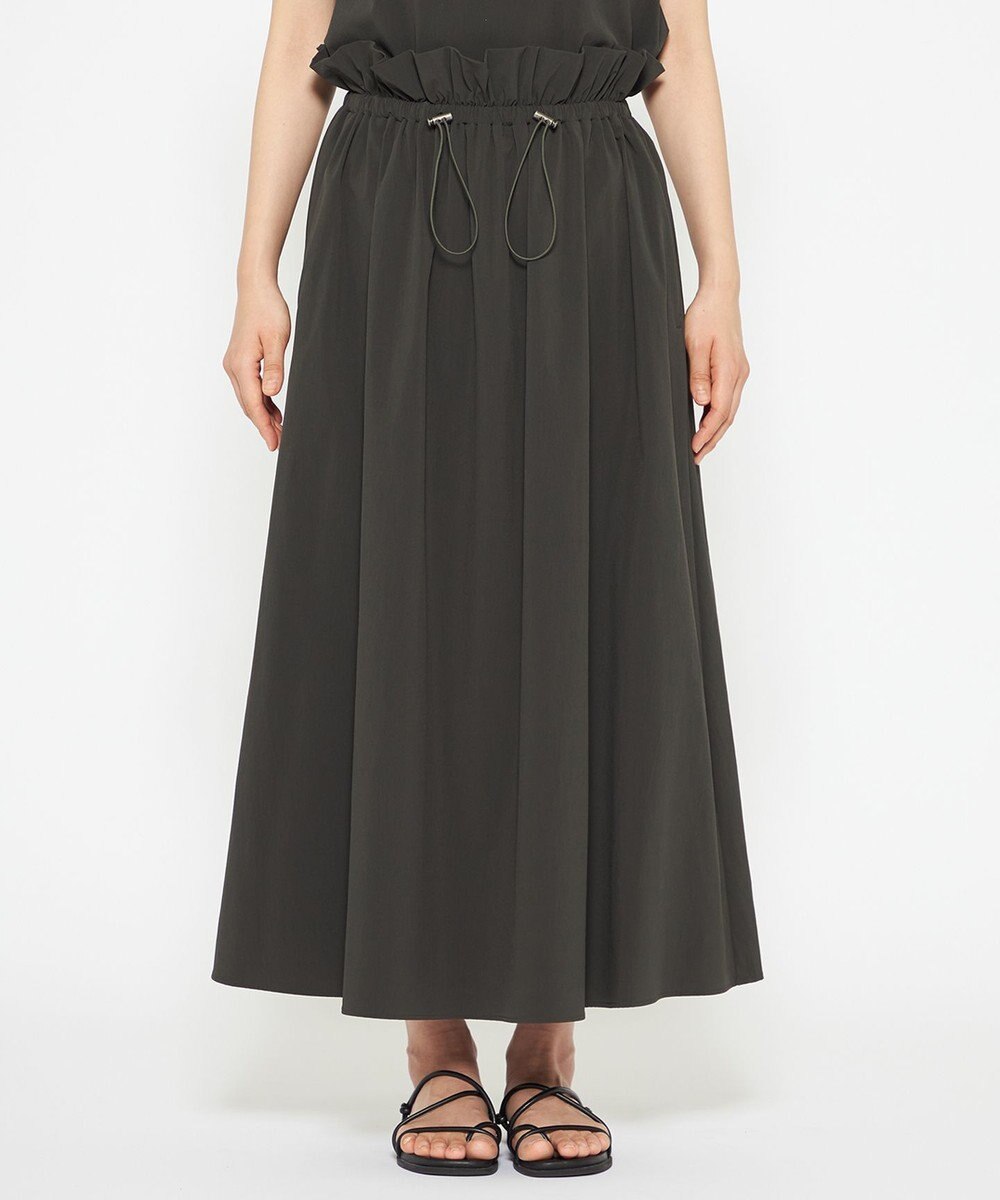 uncrave 【撥水・接触冷感・UVカット・洗濯機洗い可】マルチファンクションナイロン フレアスカート（uncrave STANDARD） 