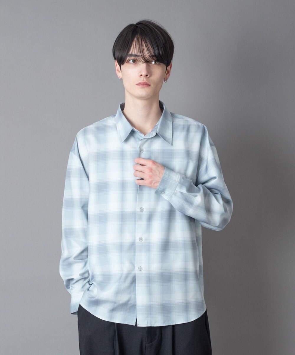 WEGO パターンルーズシャツ（LS） 