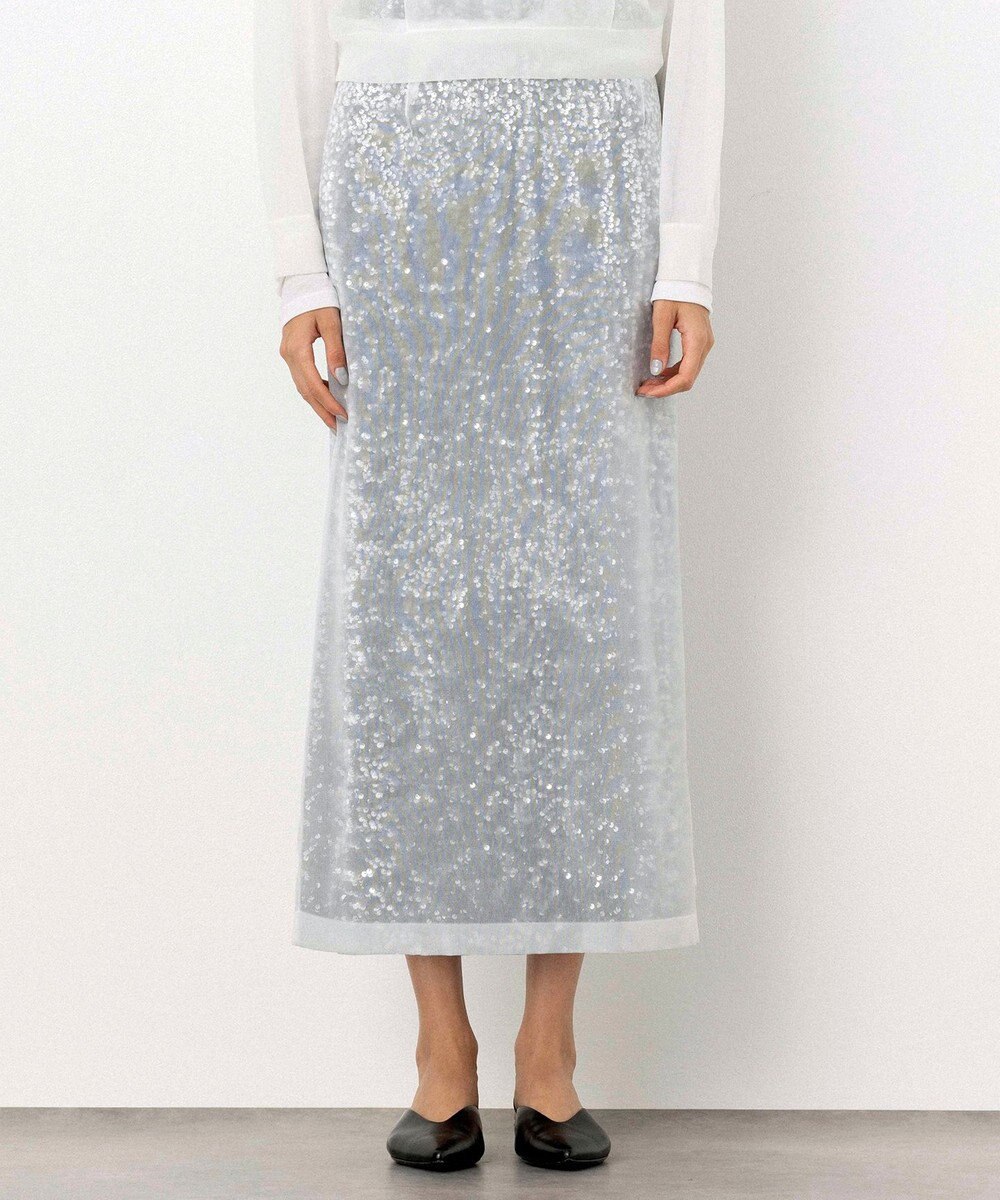 NAVE 【Nave・洗える】シアーニット スカート 