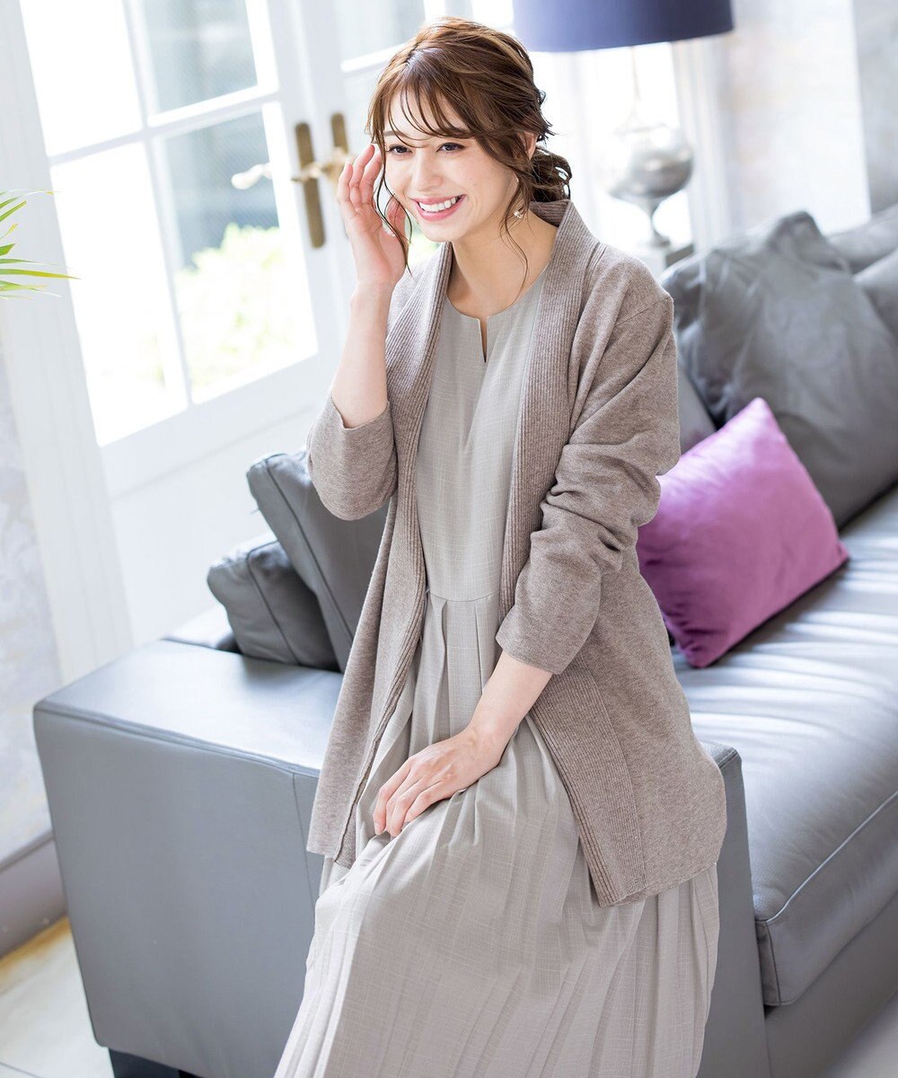 Tiaclasse 【洗える】プリーツワンピース 