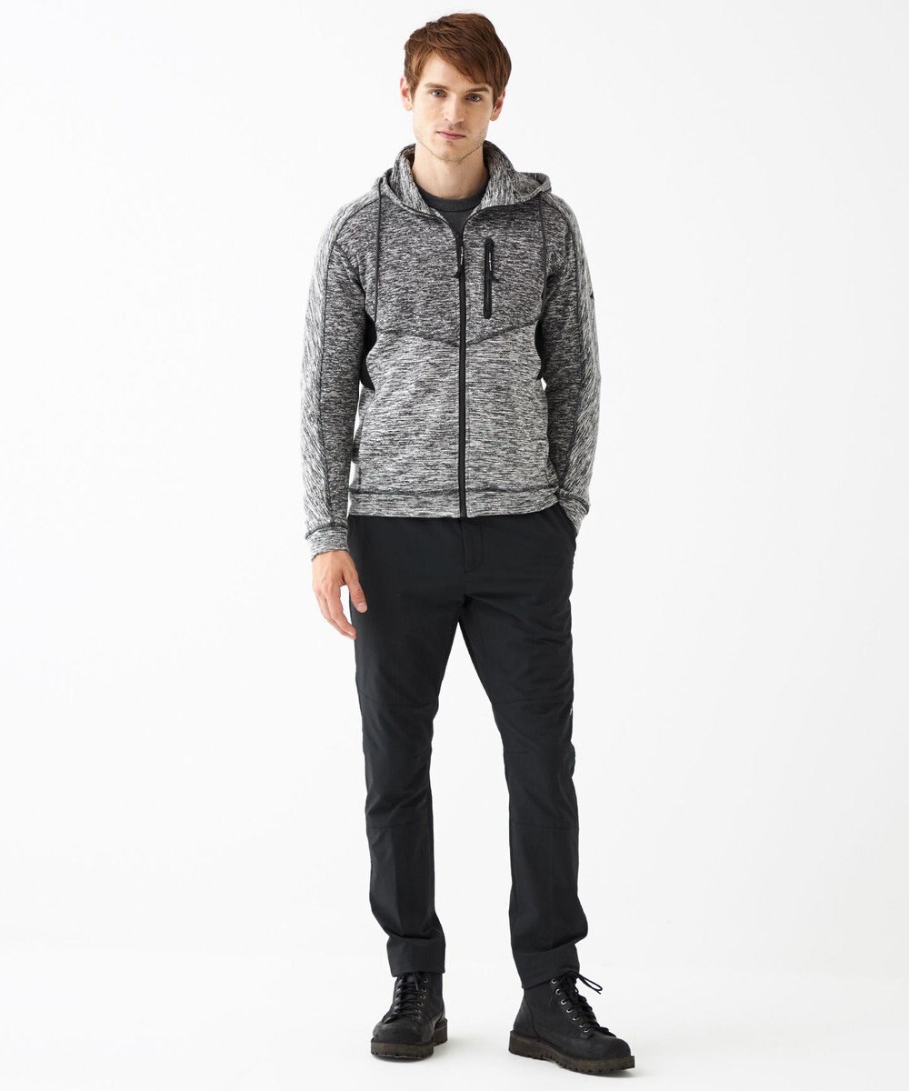 JOSEPH ABBOUD MOUNTAIN 【UNISEX】ランダムスラブリップ パーカー 