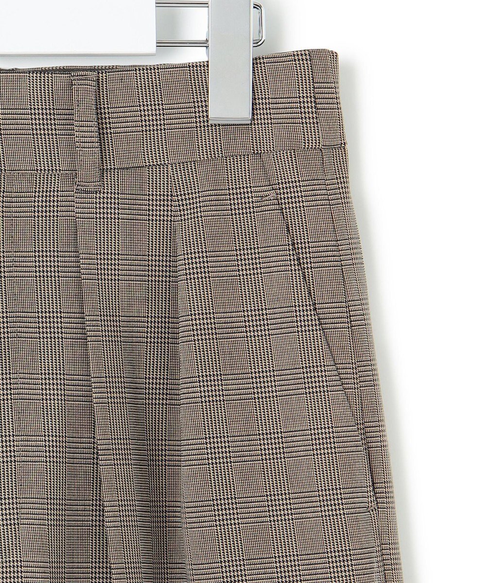 23区 S 【洗える】ドライ2WAYストレッチ チェック ワイドパンツ 