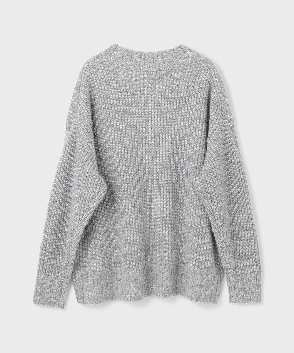 GRACE CONTINENTAL ラメ畦ニットトップ 