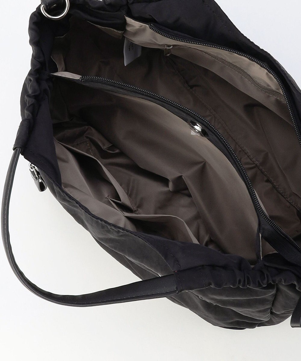 LA BAGAGERIE 【MONICA】サイドギャザー2WAYトートバッグ Mサイズ 