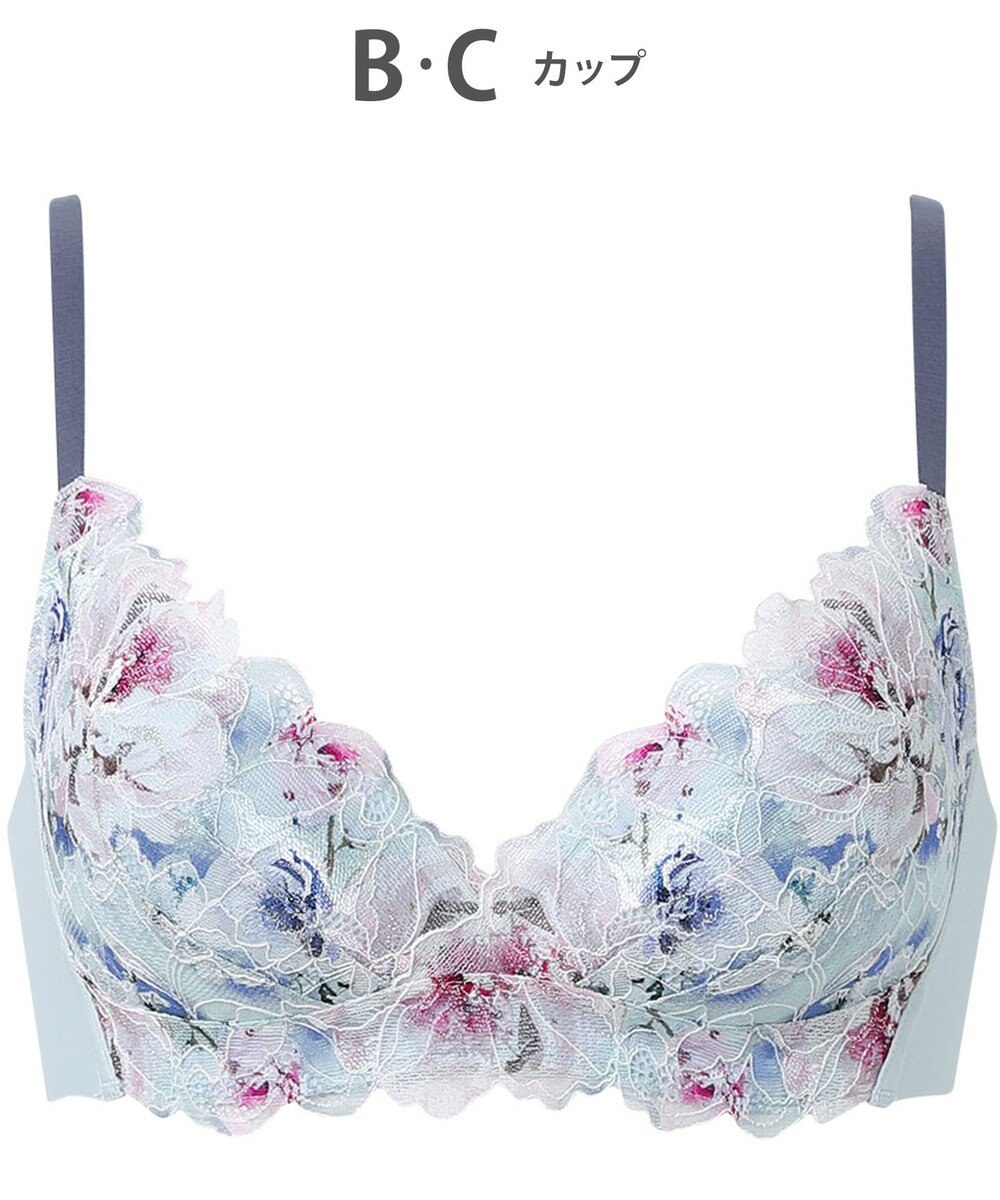 WACOAL ノンワイヤーブラ 【SUHADA ONE】 谷間メイク ふっくらデコルテ 脇すっきりシルエット レディース BXB411 /ワコール 