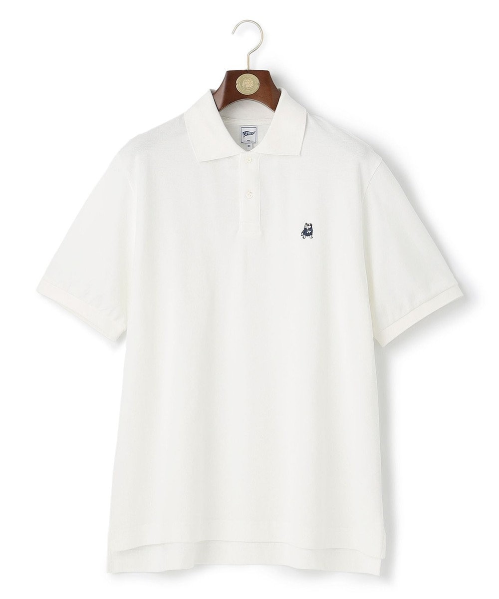 J.PRESS MEN 【Pennant Label】Garment Dyed Polo Shirt / Bulldog ホワイト系