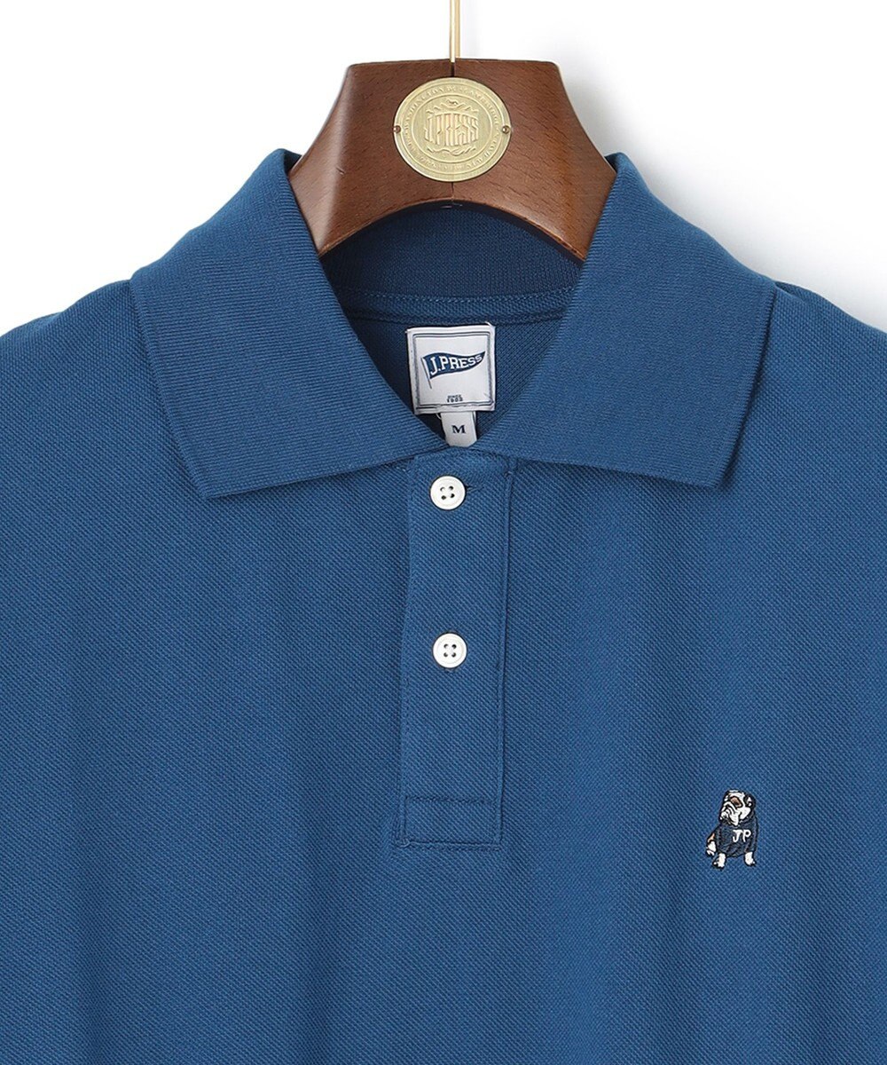 J.PRESS MEN 【Pennant Label】Garment Dyed Polo Shirt / Bulldog 