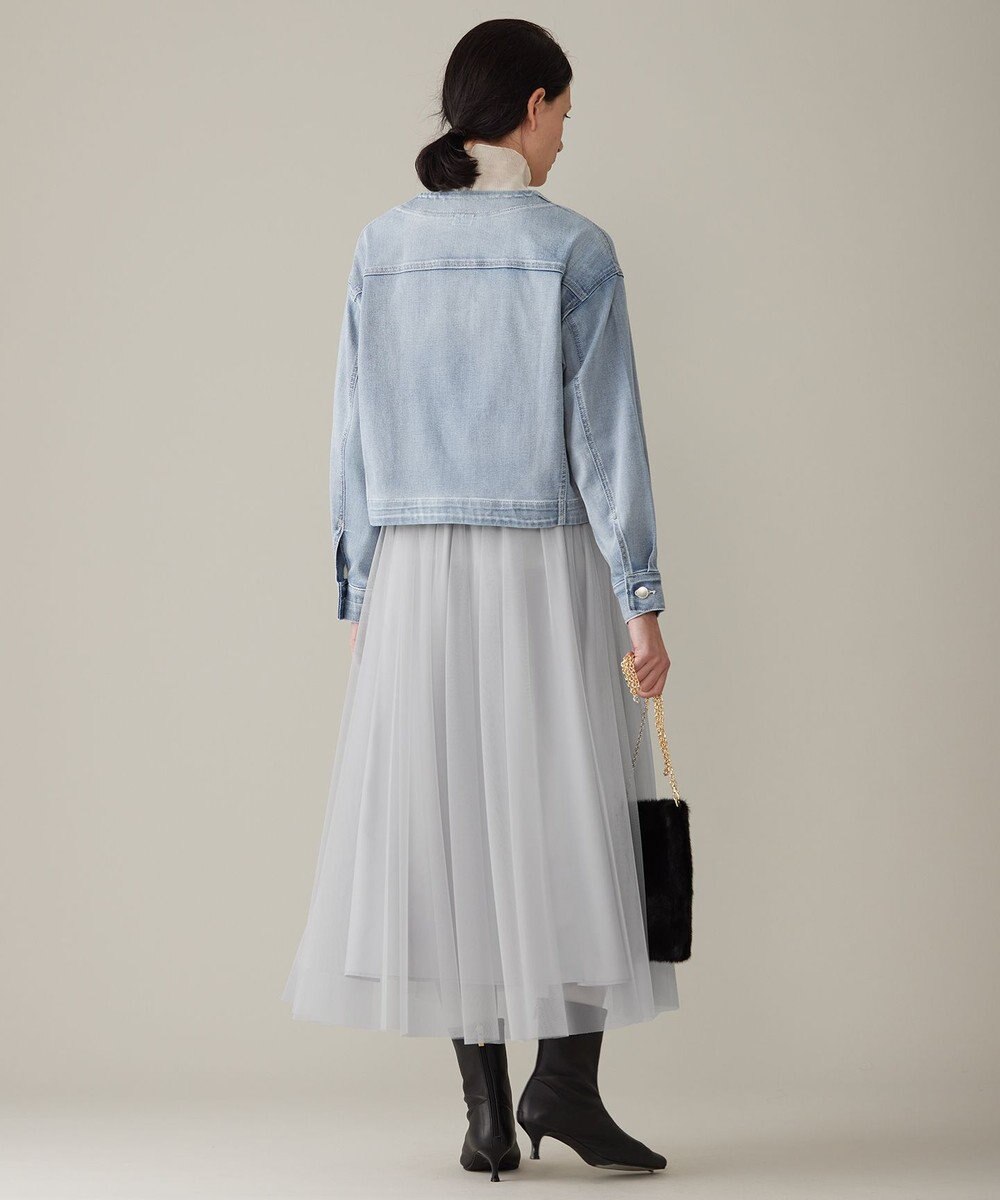 自由区 L 【洗える】ウスカルデニム ジャケット 