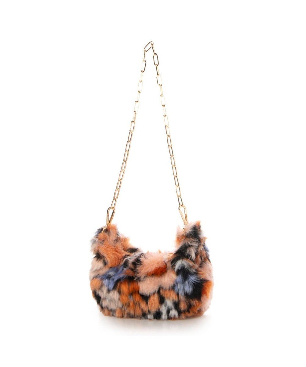 UNBILLION カシュカシュ cachecache / 花柄エコファーチェーンショルダー 