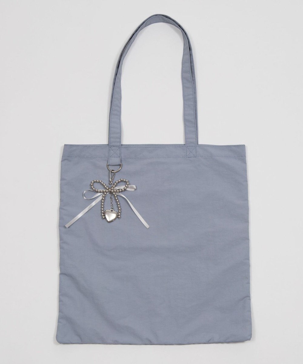 WEGO チャーム付きA4トートバッグ 