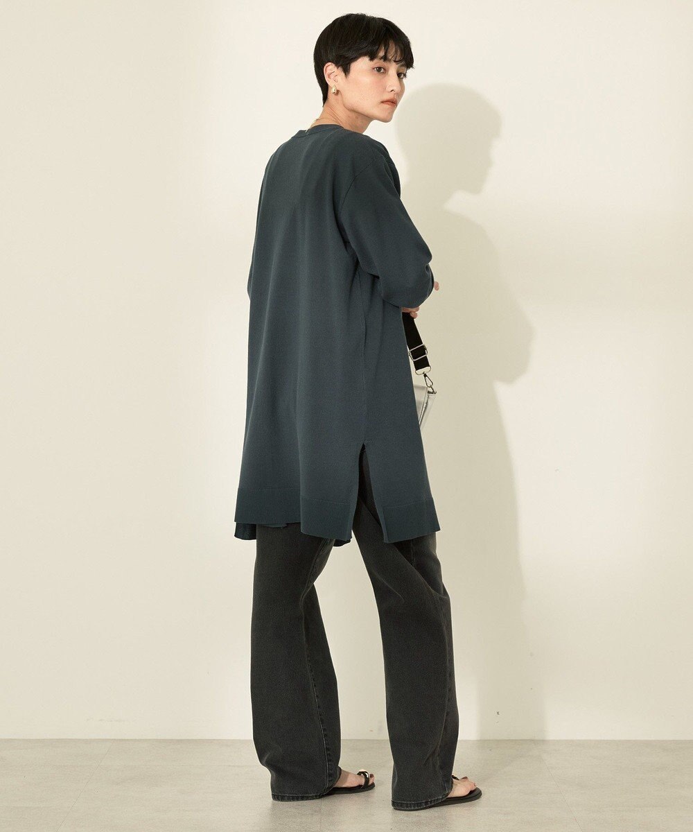 AMERICAN HOLIC ウォッシャブルVネックロングカーディガン 