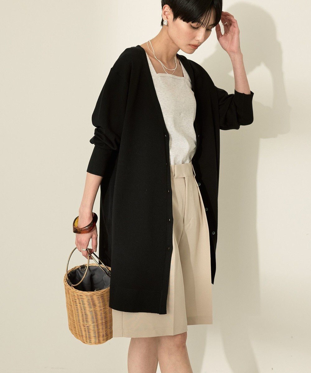 AMERICAN HOLIC ウォッシャブルVネックロングカーディガン 