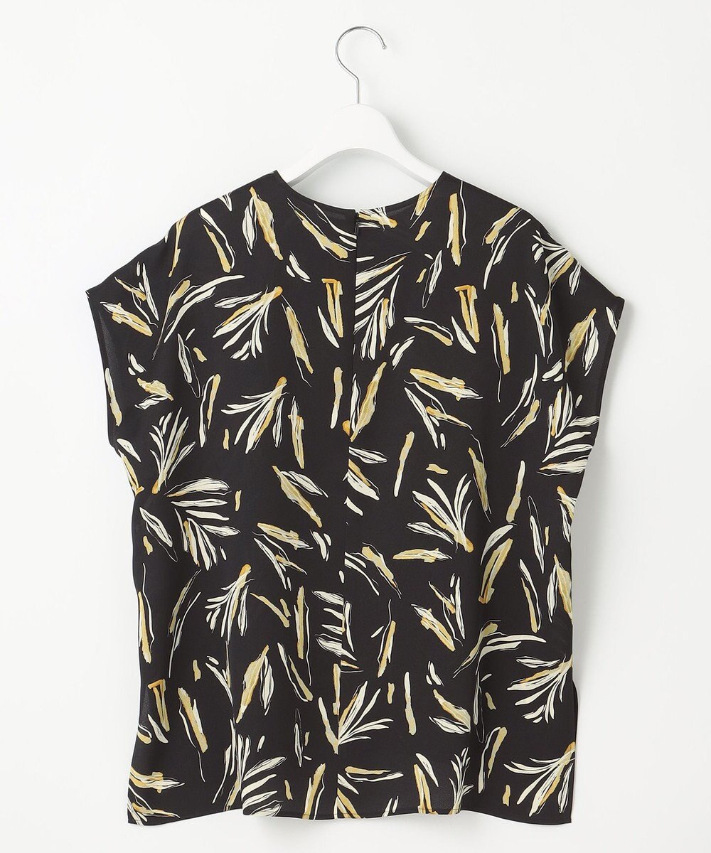 23区 S 【洗える】スリークボタニカルプリント ブラウス 