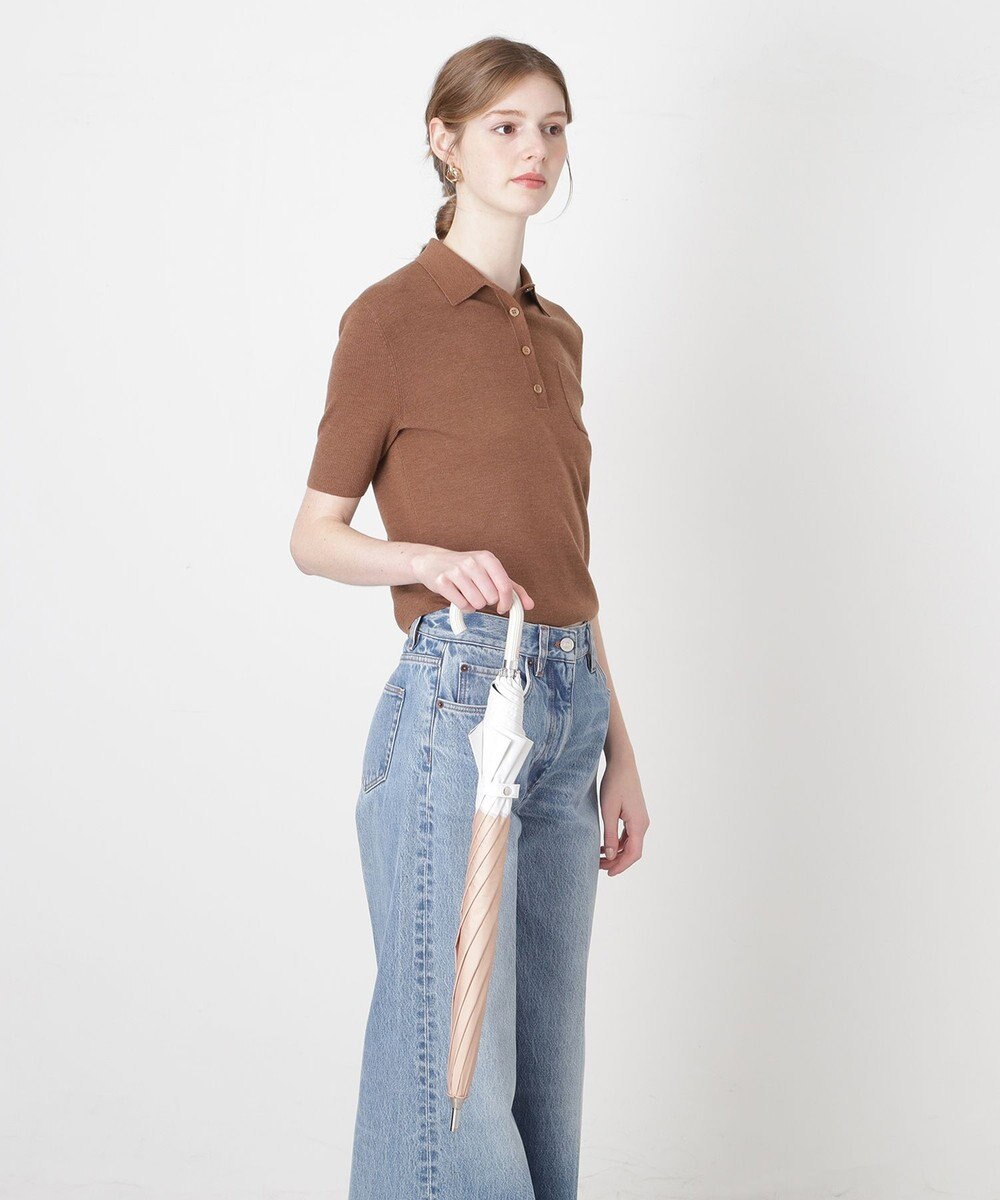 MOONBAT 【一級遮光/軽量】PAUL & JOE 晴雨兼用 日傘 長傘 スウィンギングヌネット 