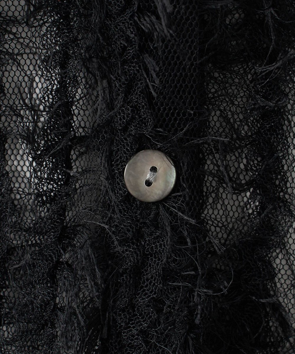 23区 【GOLD LABEL】フェザーチュール クルーネック カーディガン 