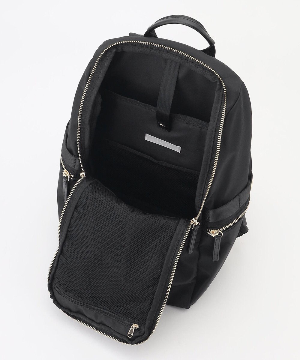 ICB 【A4サイズ収納可・容量約14L】8ポケットメタルファスナー ナイロンリュック 