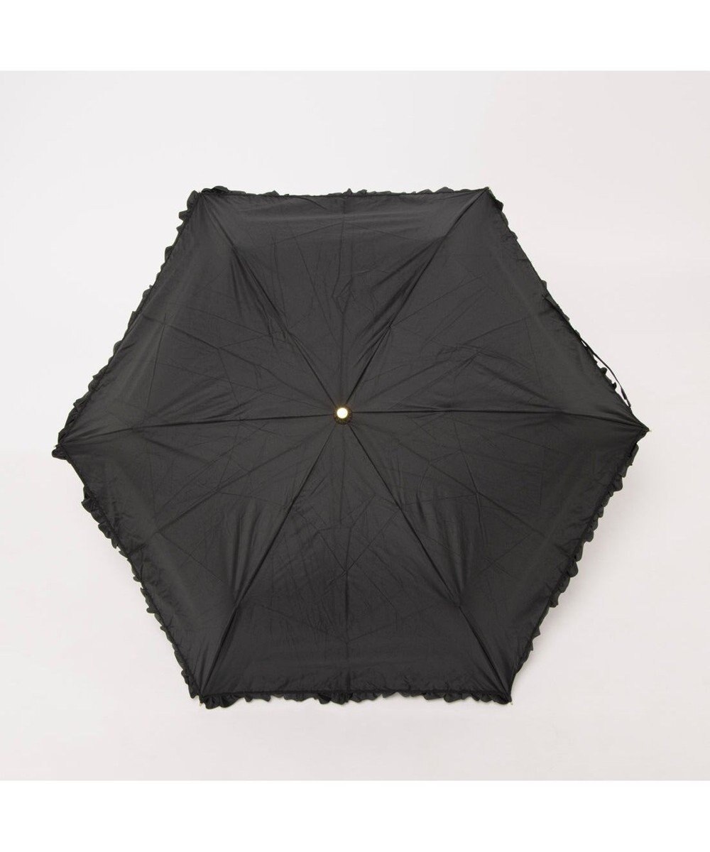 UNBILLION カシュネ cachenez / PUヒートカットフリル3段折りたたみ傘 