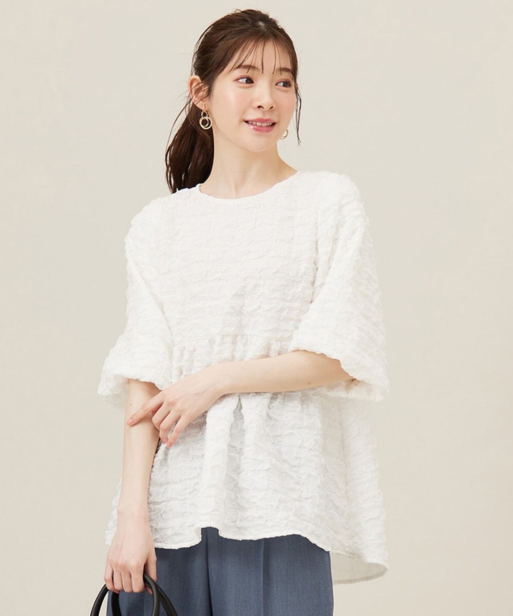 ANY SIS 【洗える】ワッフルライクフクレジャカード チュニック 