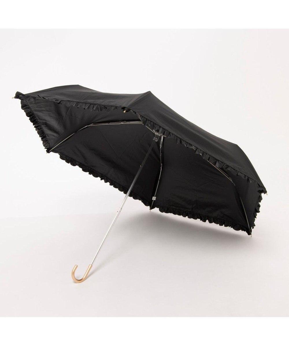 UNBILLION カシュネ cachenez / PUヒートカットフリル3段折りたたみ傘 