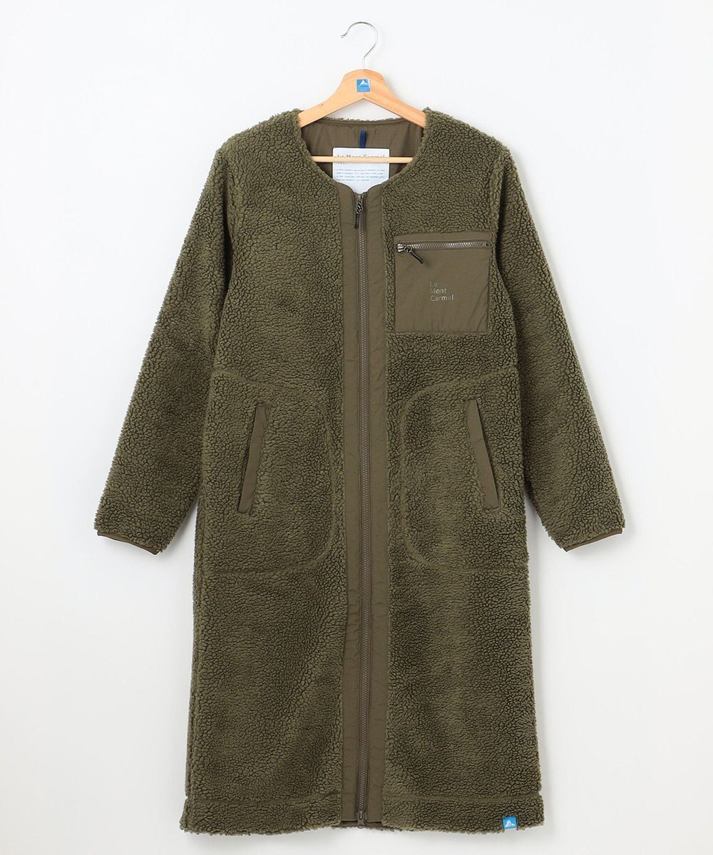 SHARE PARK LADIES 【LADIES】ボアフリースロングカーディガン 