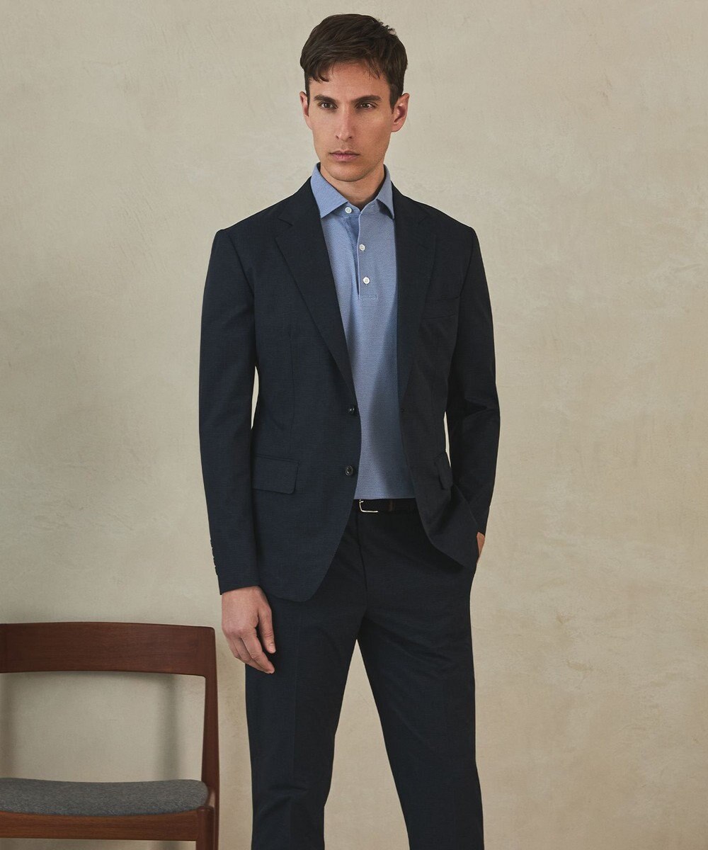 GOTAIRIKU 3年連続売上NO1/キングサイズ登場【仕事で着られる】キレイめ 鹿の子 BIZ ポロシャツ 