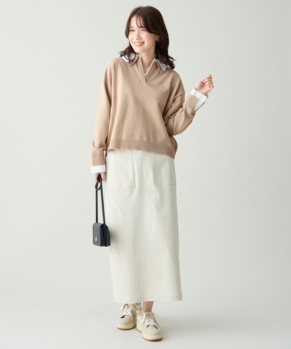 ANY L ベイカーチノスカート 