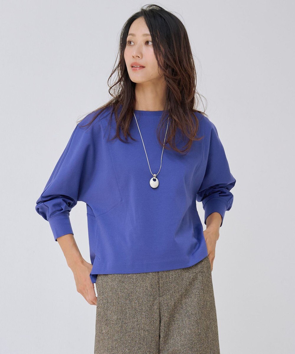 J.PRESS LADIES ポンチ ボートネック カットソー 