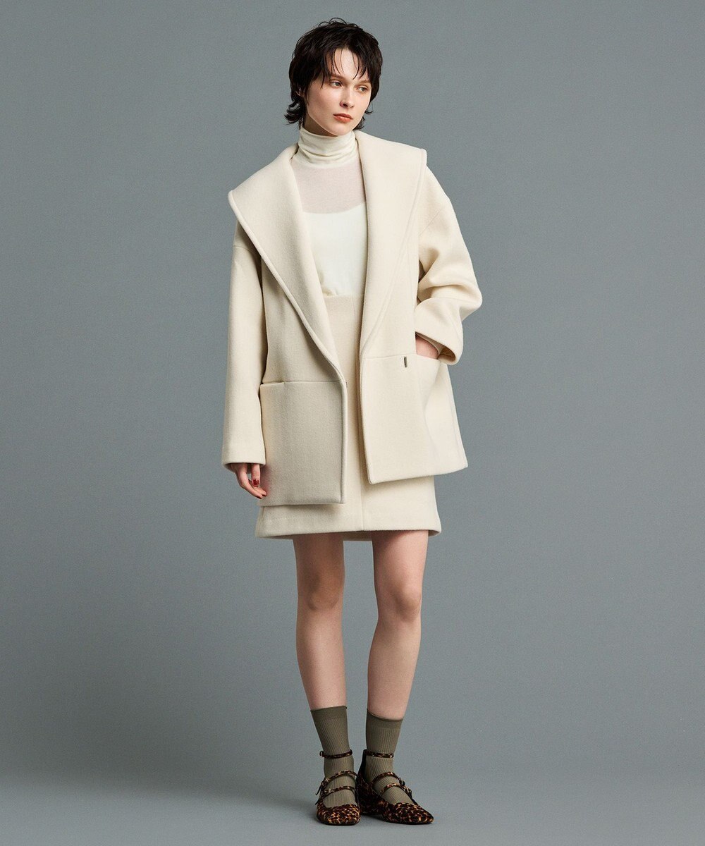 uncrave プルーフ メルトン ミニスカート（uncrave STANDARD） 