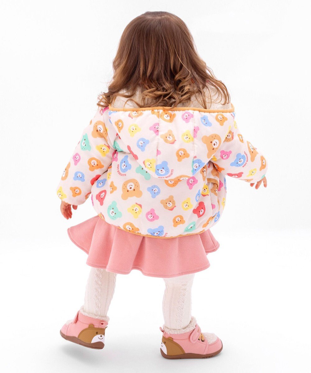 MIKI HOUSE HOT BISCUITS 【80-110cm】【NEW Color Series】裏毛パイル素材 フレアワンピース 