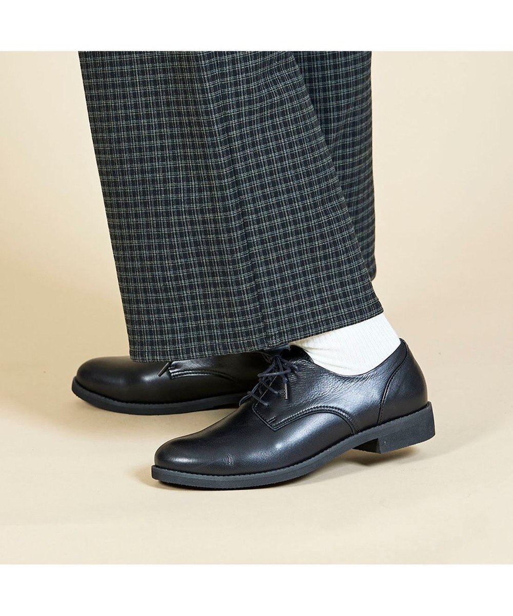 ing <ing>ソフトレザーレースアップシューズ 