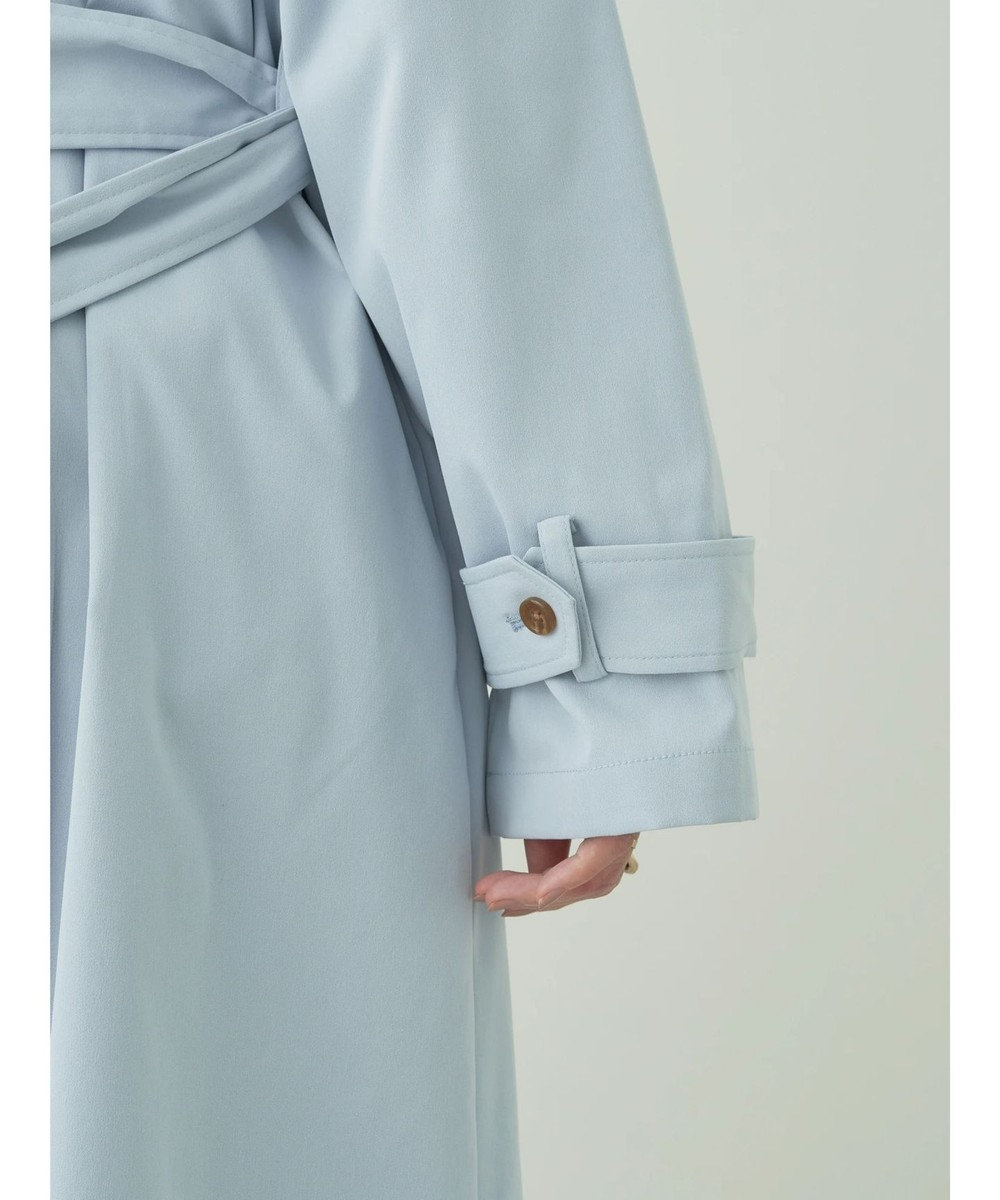 earth music&ecology 着流しロングトレンチ 