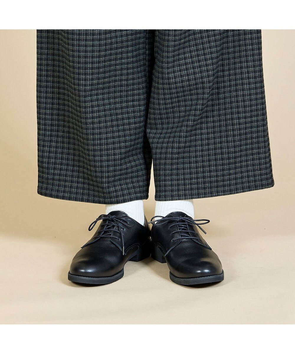 ing <ing>ソフトレザーレースアップシューズ 